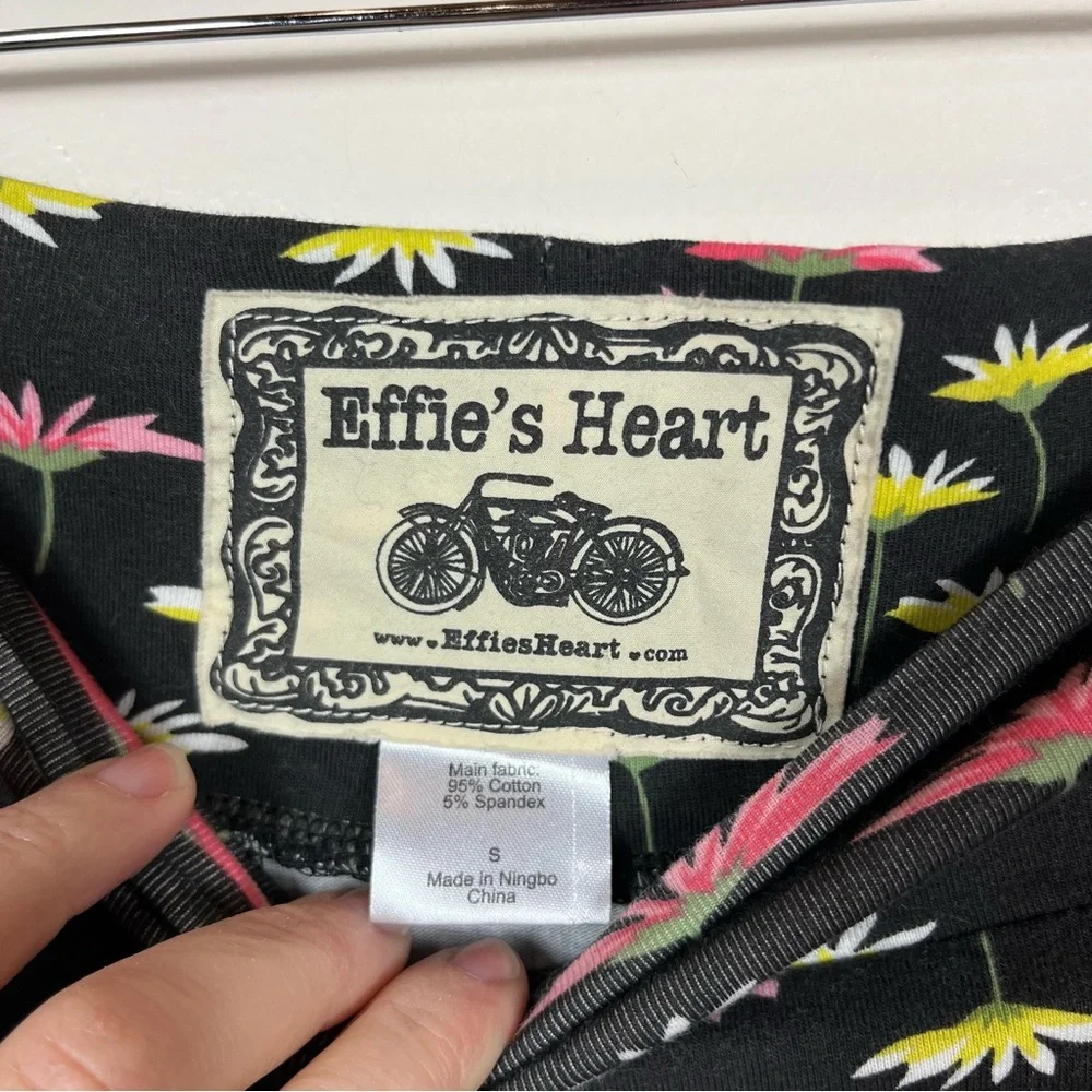 Effie’s Heart Floral Midi Skirt‎ Small Boho Hippie Twee Pockets